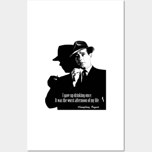 Bogart Drinking Quote Posters and Art